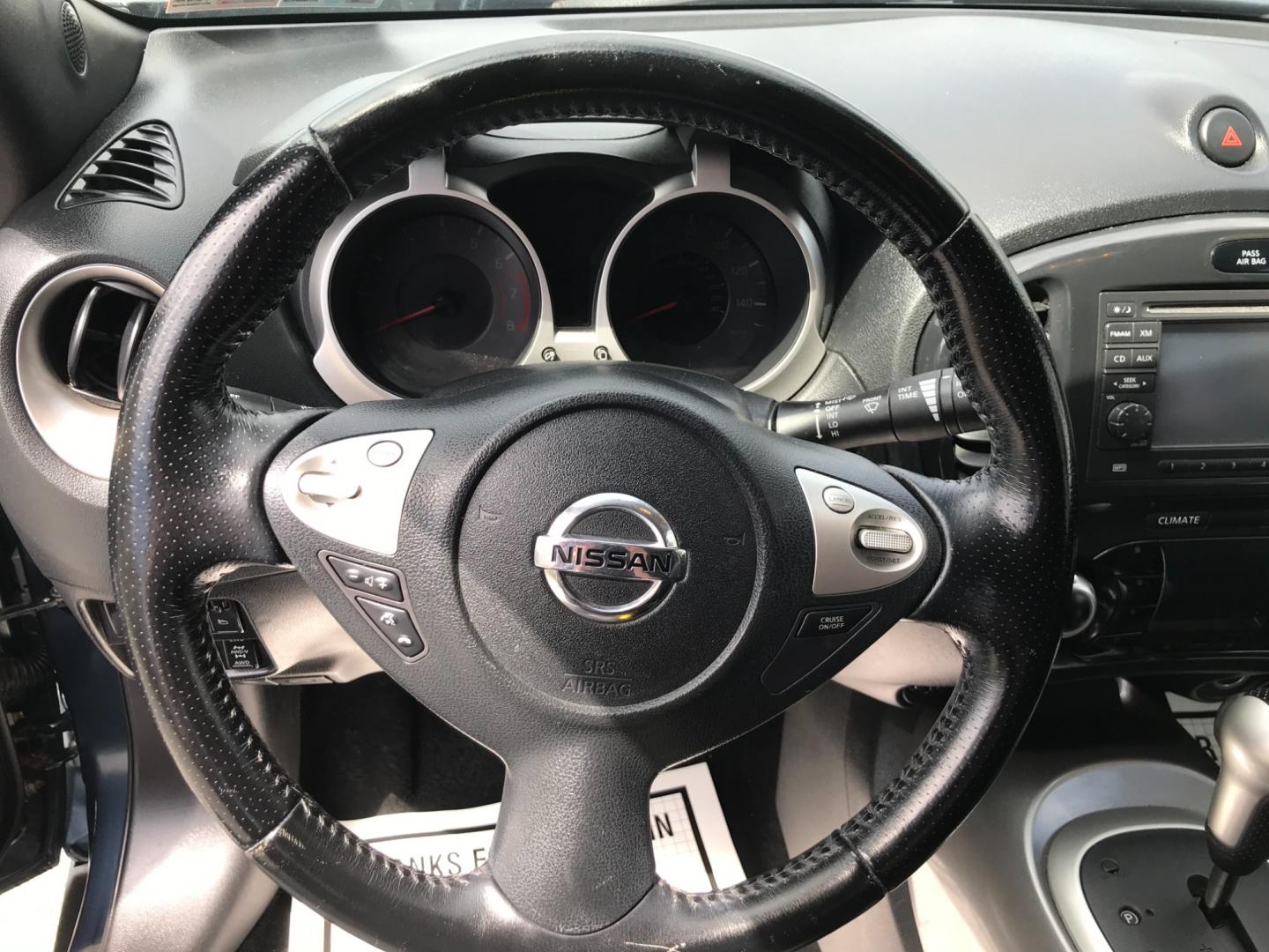 2012 Blue /Black Nissan Juke S (JN8AF5MV6CT) with an 1.6 engine, Automatic transmission, located at 577 Chester Pike, Prospect Park, PA, 19076, (610) 237-1015, 39.886154, -75.302338 - 2012 Nissan Juke SL: AWD, navigation system, backup camera, new PA inspection, heated seats, SUPER CLEAN! This vehicle comes inspected and has been given a bumper to bumper safety check. It is very clean, reliable, and well maintained. We offer a unique pay plan that is known for being the easies - Photo#13